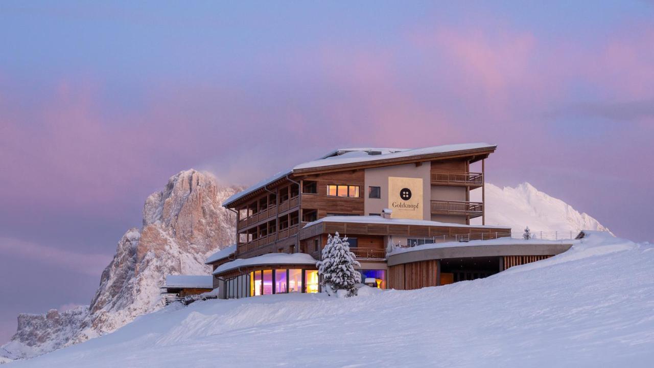 Hotel Goldknopf อัลเป ดิ ซิวซี ภายนอก รูปภาพ